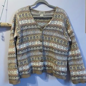 L.L. Bean Pastel Cardigan
